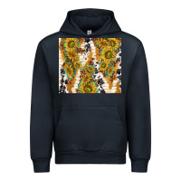 Navy sunflowers with patterns Urban Hoodie - TumblerDesignByShophia