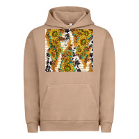 Pigment Burro sunflowers with patterns Urban Hoodie - TumblerDesignByShophia