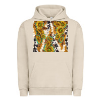 Pigment French Oak sunflowers with patterns Urban Hoodie - TumblerDesignByShophia