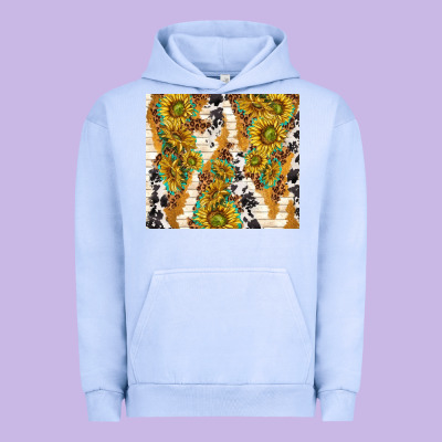 Sunflowers With Patterns Urban Hoodie Designed By Tumblerdesignbyshophia