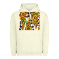 Pigment Pistachio sunflowers with patterns Urban Hoodie - TumblerDesignByShophia