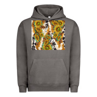 Pigment Tornado sunflowers with patterns Urban Hoodie - TumblerDesignByShophia