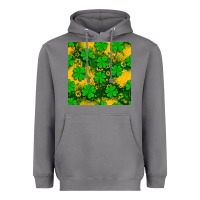 Storm St. Patricks clover pattern digital paper Heavyweight Hoodie - BundleAndBundleShop