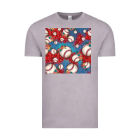Vintage Zinc baseball paisley and jean pattern, baseball seamless pattern Vintage Tee - JahusDesignShop