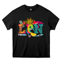 Black lpn summer Heavy Core Tee - RanaPortraitStore