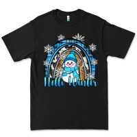 Black hello winter rainbow Premium Tee - Zillion Design Studio