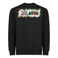 Black small town christmas Heavyweight Sweatshirt - BundleAndBundleShop