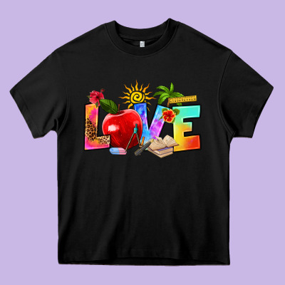 Heavy Core Tee love teacher summer