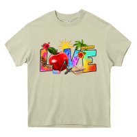 Mossy love teacher summer Heavy Core Tee - RanaPortraitStore