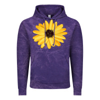 Cloud Purple sunflower Vintage Hoodie - FaDigitalArtStudio