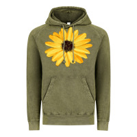 Vintage Olive sunflower Vintage Hoodie - FaDigitalArtStudio