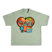 Oil Green teach heart Urban Heavy Tee - JahusDesignShop