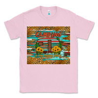 Bubblegum Pink camping is my happy place Classic Tee - Artiststas