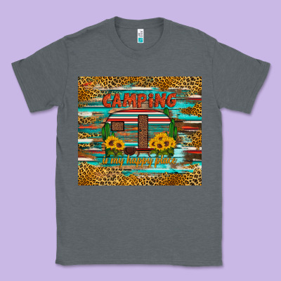 Camping Is My Happy Place Classic Tee Designed By Artiststas
