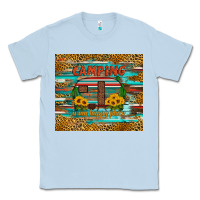 Dusty Blue camping is my happy place Classic Tee - Artiststas