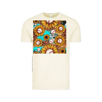 Vintage Arctic baseball leopard turquoise sunflower seamless pattern Vintage Tee - JahusDesignShop