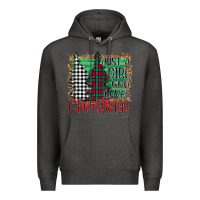 Charcoal Heather Just A Girl Who Loves Christmas Premium Hoodie - Bettercallsaul