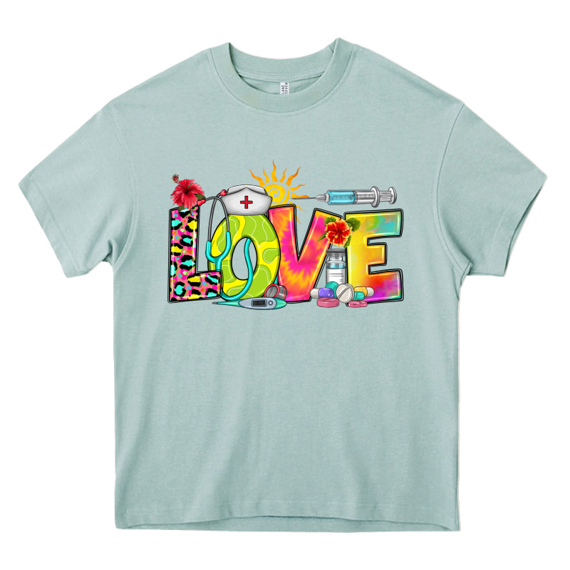 Love Nurse Summer Heavy Core Tee by RanaPortraitStore | Teevron