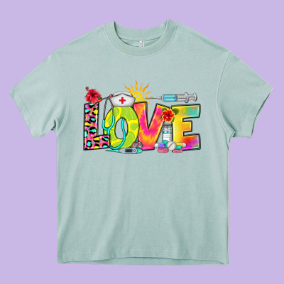 Heavy Core Tee love nurse summer