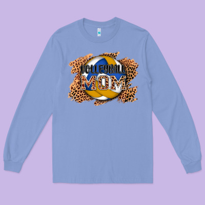 Volleyball Mom Long Sleeve Tee Designed By Adodesignshop