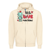 Sandshell little love machine Zipper Hoodie - MaliasSmallBusiness