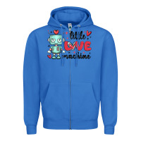 True Royal little love machine Zipper Hoodie - MaliasSmallBusiness