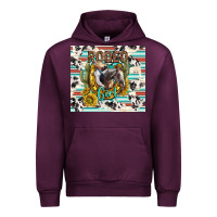 Mauve Wine rodeo girl Urban Hoodie - TumblerDesignByShophia