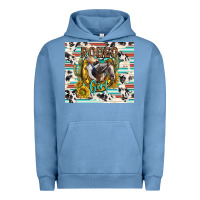 Pigment Pebble Blue rodeo girl Urban Hoodie - TumblerDesignByShophia