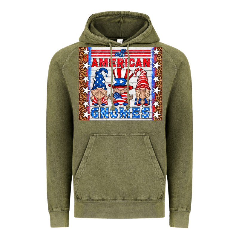 All American Gnomes Vintage Hoodie by HRA Design Shop | Teevron
