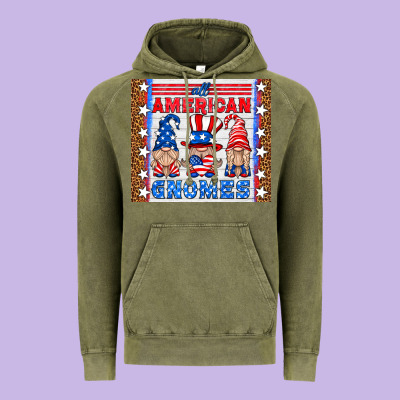 All American Gnomes Vintage Hoodie Designed By Hra Design Shop