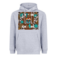 Heather Grey American Football Mom Tumbler Heavyweight Hoodie - BundleAndBundleShop