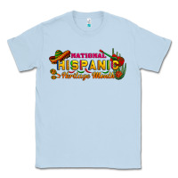 Dusty Blue national hispanic heritage month Classic Tee - BundleAndBundleShop