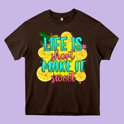 Heavy Core Tee life is  make it sweet