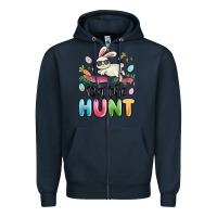Navy on the hunt easter Zipper Hoodie - MaliasSmallBusiness