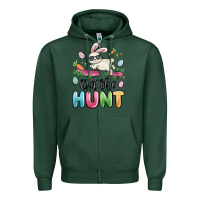 On The Hunt Easter Zipper Hoodie | Teevron
