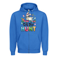 True Royal on the hunt easter Zipper Hoodie - MaliasSmallBusiness