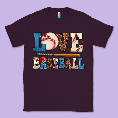 Love Baseball Classic Tee Designed By Adodesignshop