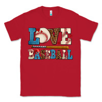 Red love baseball Classic Tee - AdoDesignShop