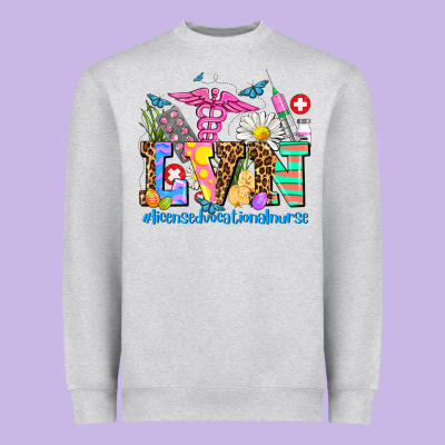Easter Lvn Licensed Vocational Nurse Heavyweight Sweatshirt Designed By Adodesignshop