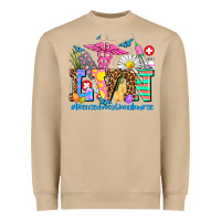 Mushroom easter lvn licensed vocational nurse Heavyweight Sweatshirt - AdoDesignShop