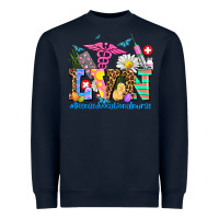 Navy easter lvn licensed vocational nurse Heavyweight Sweatshirt - AdoDesignShop