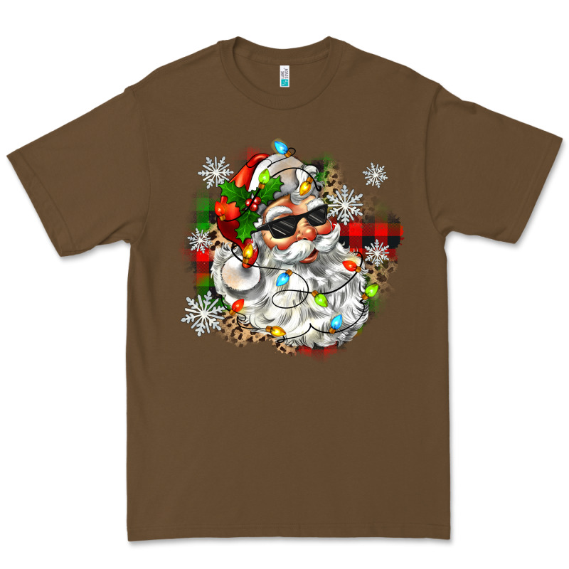 Santa With Sunglasses Christmas Premium Tee by Zillion Design Studio | Teevron