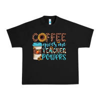 Black coffee gives me teacher powers Urban Heavy Tee - JahusDesignShop