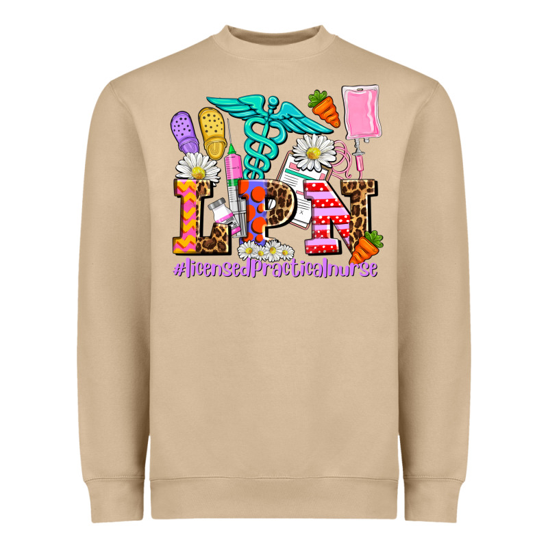 Easter Lpn Licensed Practical Nurse Heavyweight Sweatshirt by AdoDesignShop | Teevron