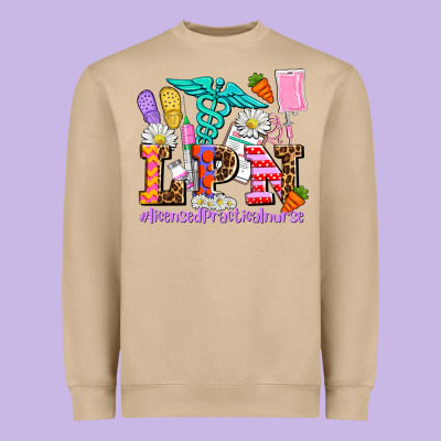Easter Lpn Licensed Practical Nurse Heavyweight Sweatshirt Designed By Adodesignshop