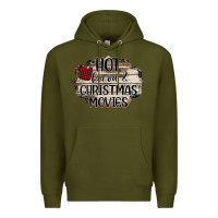 Army Green I Just Want To Drink Hot Cocoa Premium Hoodie - Bettercallsaul