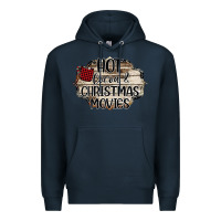 Navy I Just Want To Drink Hot Cocoa Premium Hoodie - Bettercallsaul