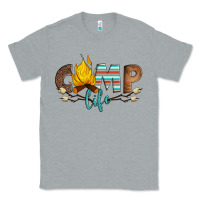 Heather Grey camp life Classic Tee - Artiststas