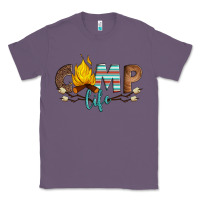 Lavender camp life Classic Tee - Artiststas
