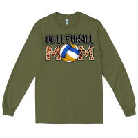 Army Green volleyball mom Long Sleeve Tee - AdoDesignShop